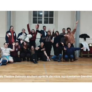 La troupe exulte